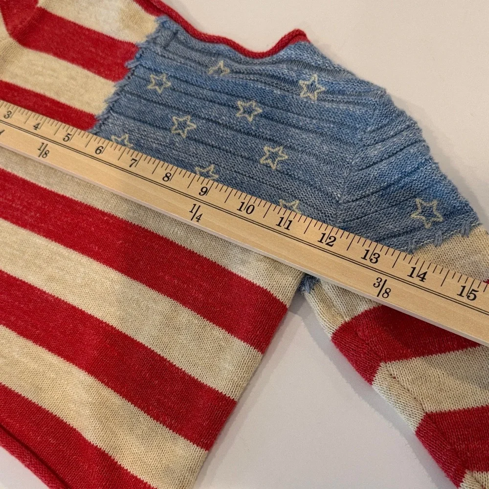 Ralph‎ Lauren Polo Toddler Patriotic Sweater knit Rare 2T USA  Hand Stitch